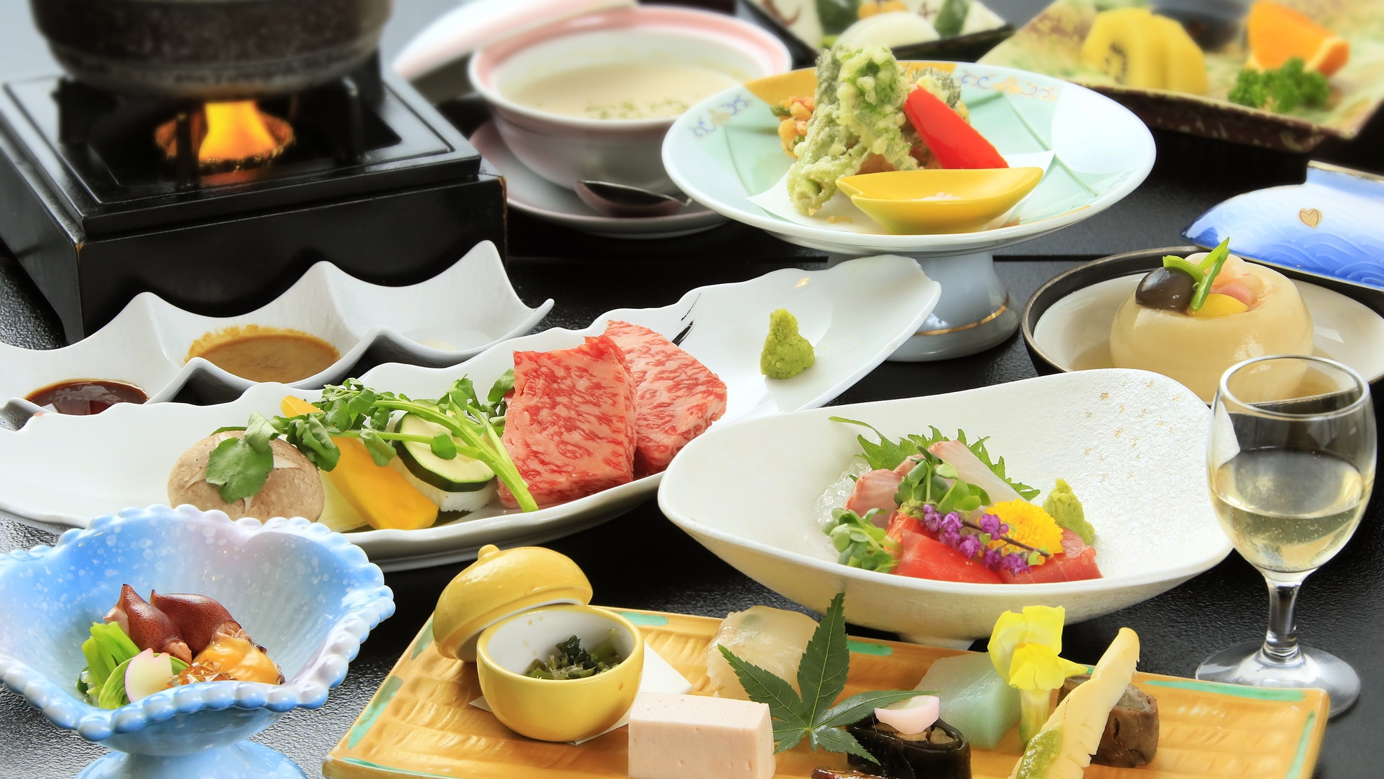 【基本】季節ごと地元で採れた旬な食材を堪能「中松屋スタンダード」／2食付