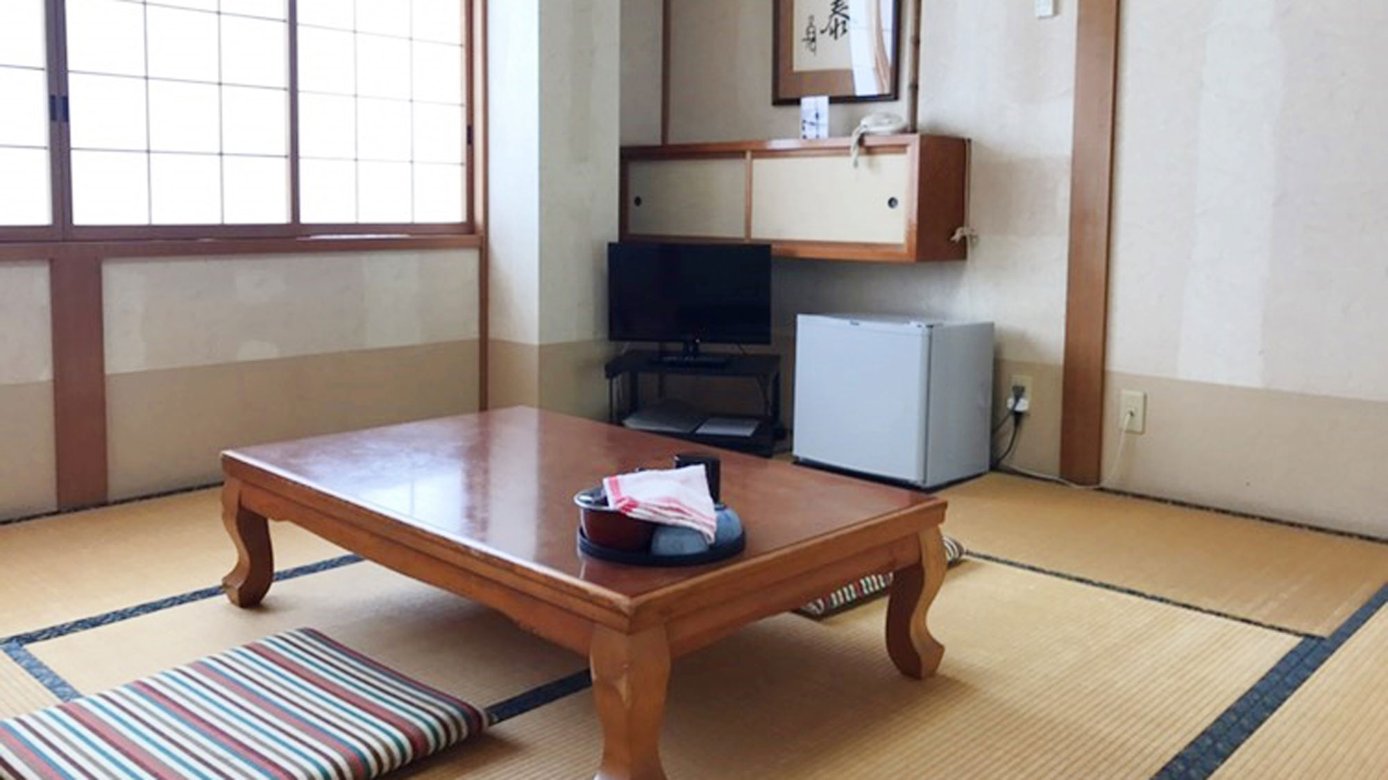 ＊和室8畳（一例）畳のお部屋で足を伸ばして、ごゆっくりお寛ぎください。