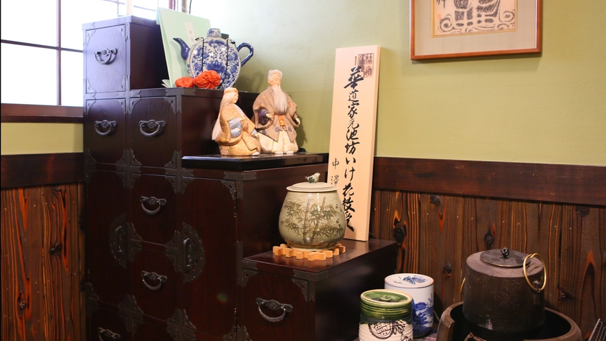 ■館内各所にある松本民芸家具