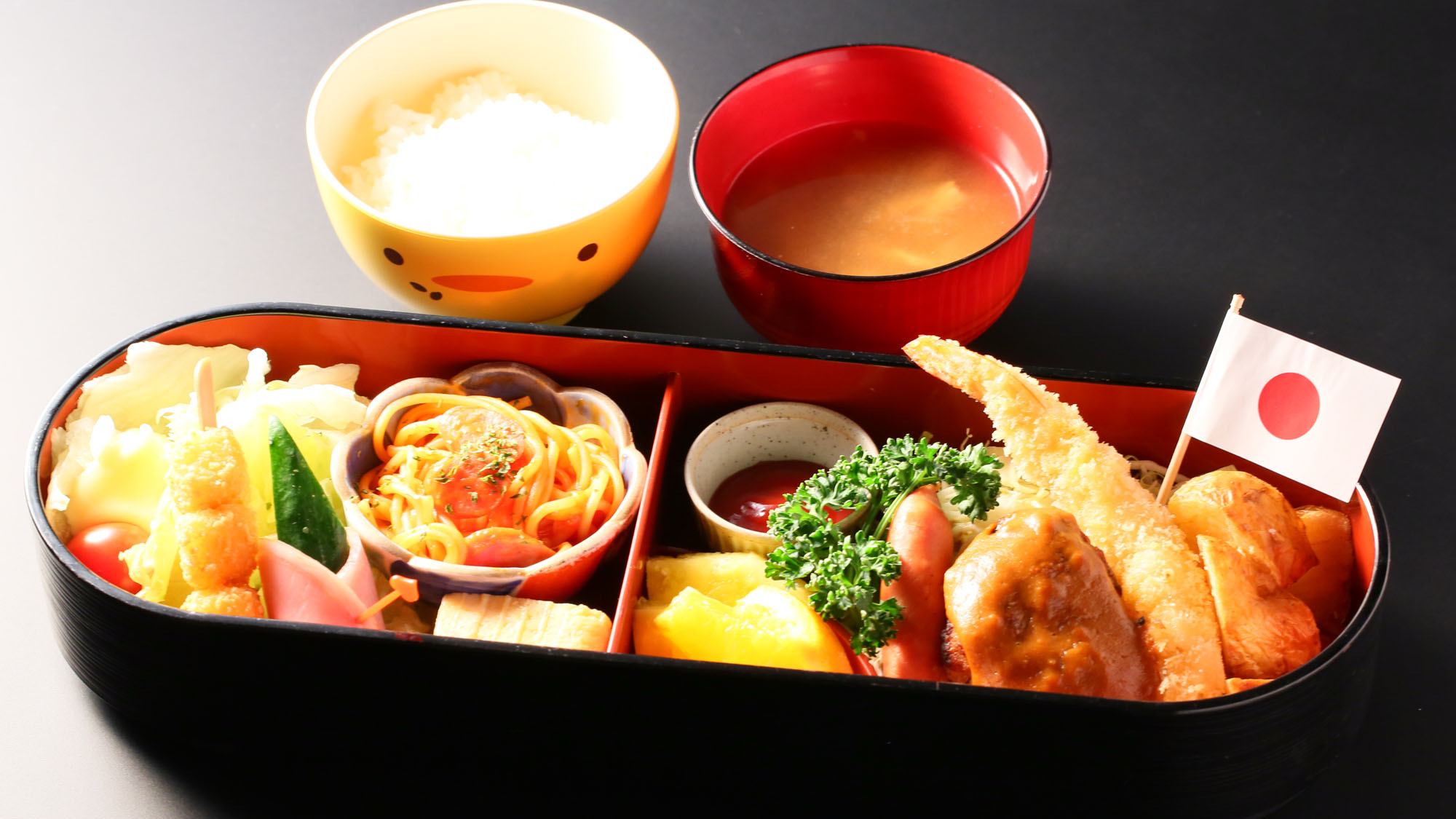■お子さまのお食事一例　たくさん食べたいお子さま向けです♪