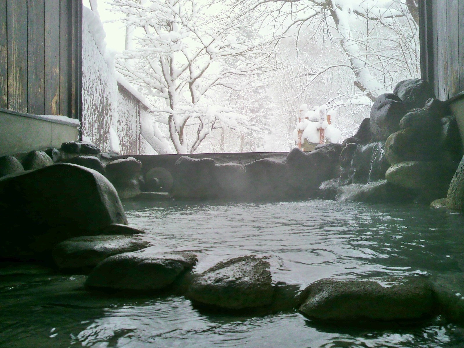 【貸切露天風呂】「大谷川」冬シーズン（雪の日）