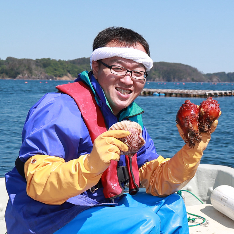 若旦那が獲れたて魚貝類をご提供♪