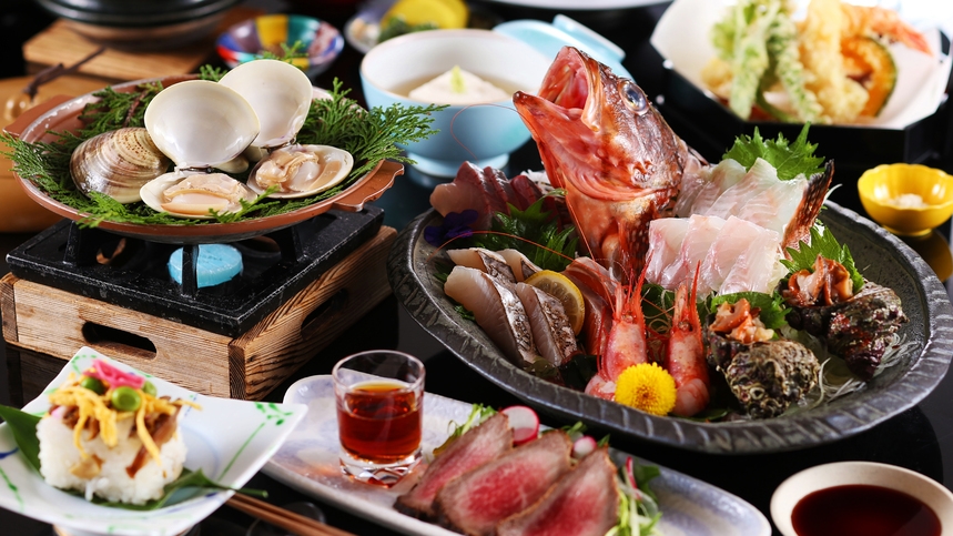 【直前割】＼＼お１人様1，000円OFF♪／／人気の「梅コース」が今だけお得！旬の地魚姿盛り付会席◎