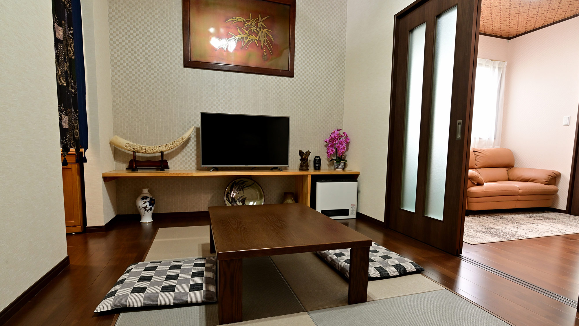 ・【100％源泉掛け流し・岩造り露天風呂付】別館・和モダン客室　一例