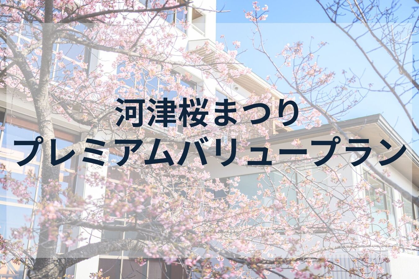 【河津桜まつりのプレミアムバリュープラン】海を望む絶景お宿　オールインクルーシブで滞在満喫！