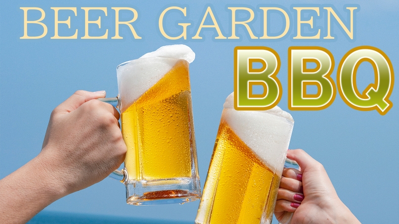【夏季限定】夕食はビアガーデンでBBQ≪夕食時90分飲み放題＆砂蒸し付≫スタンダードプラン