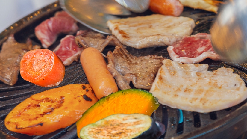 【夏季限定】夕食はビアガーデンでBBQ≪夕食時90分飲み放題＆砂蒸し付≫スタンダードプラン