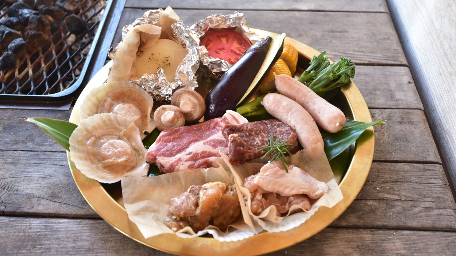 【手ぶらでBBQプラン】海を目の前に自然の中でお手軽ＢＢＱ！地産地消、静岡県産の贅沢なお肉