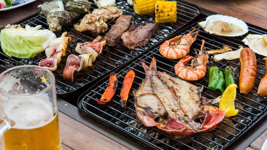 バーベキュー焼き干物