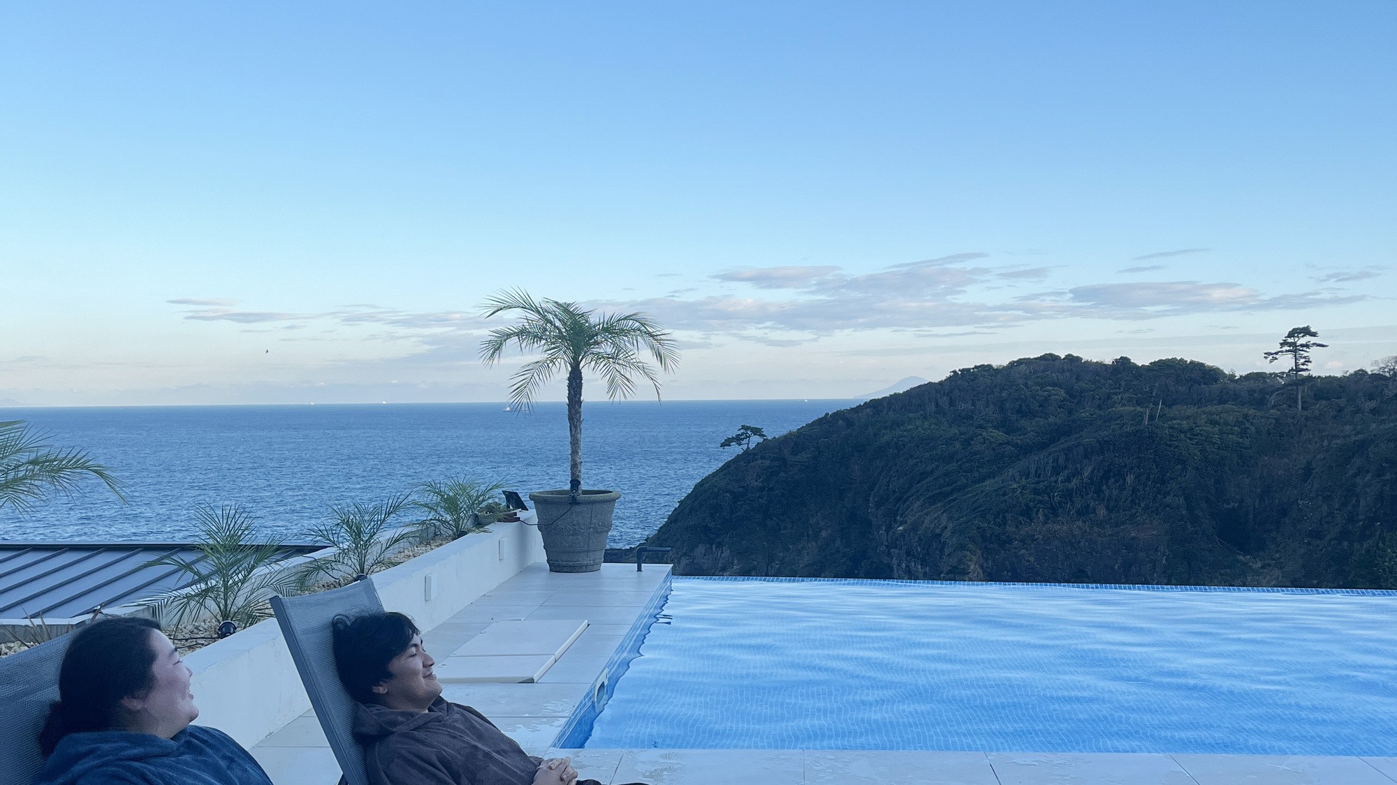 開放感のある外気浴