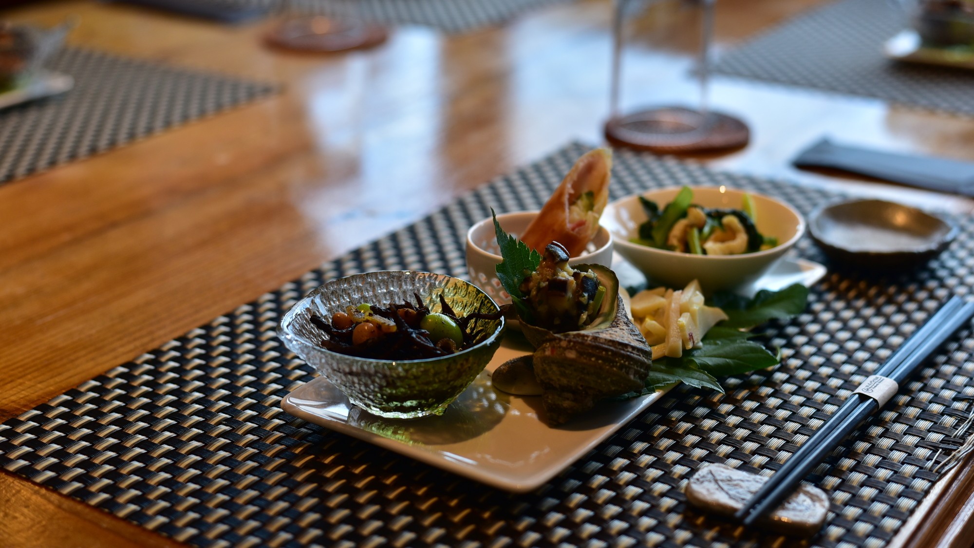 【夕食】季節の先付け