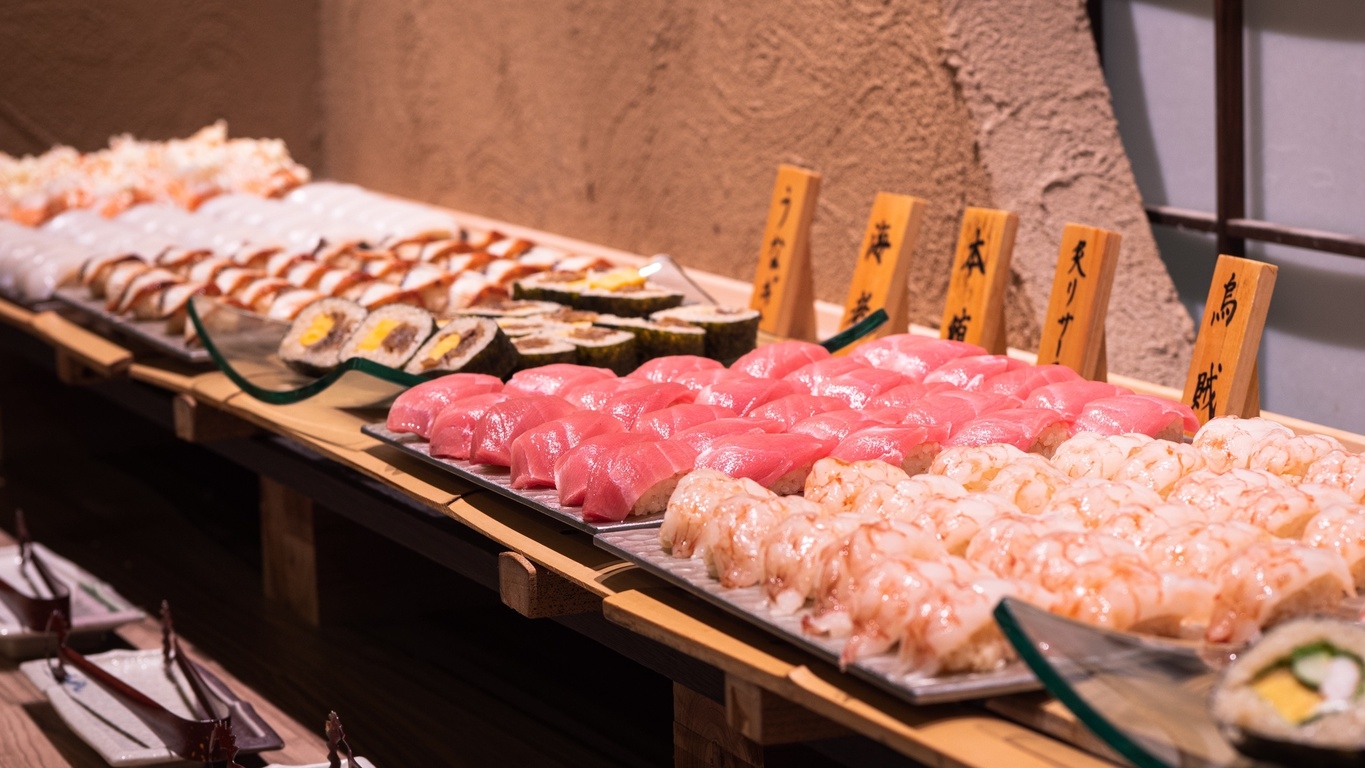 【楽天月末セール】特別料金｜広々とした灯小路特別室で飲み放題付ビュッフェと9種の温泉を堪能＜2食付＞