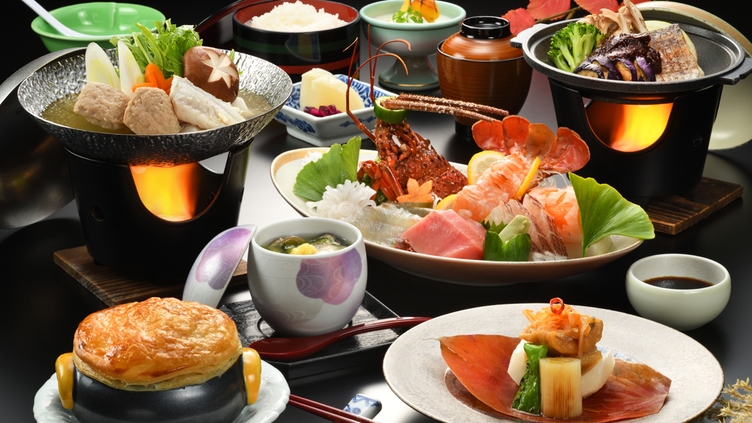 ひとり旅応援〜【『華』会席】贅沢な食事と温泉でひとり旅満喫＜朝夕 食事会場＞