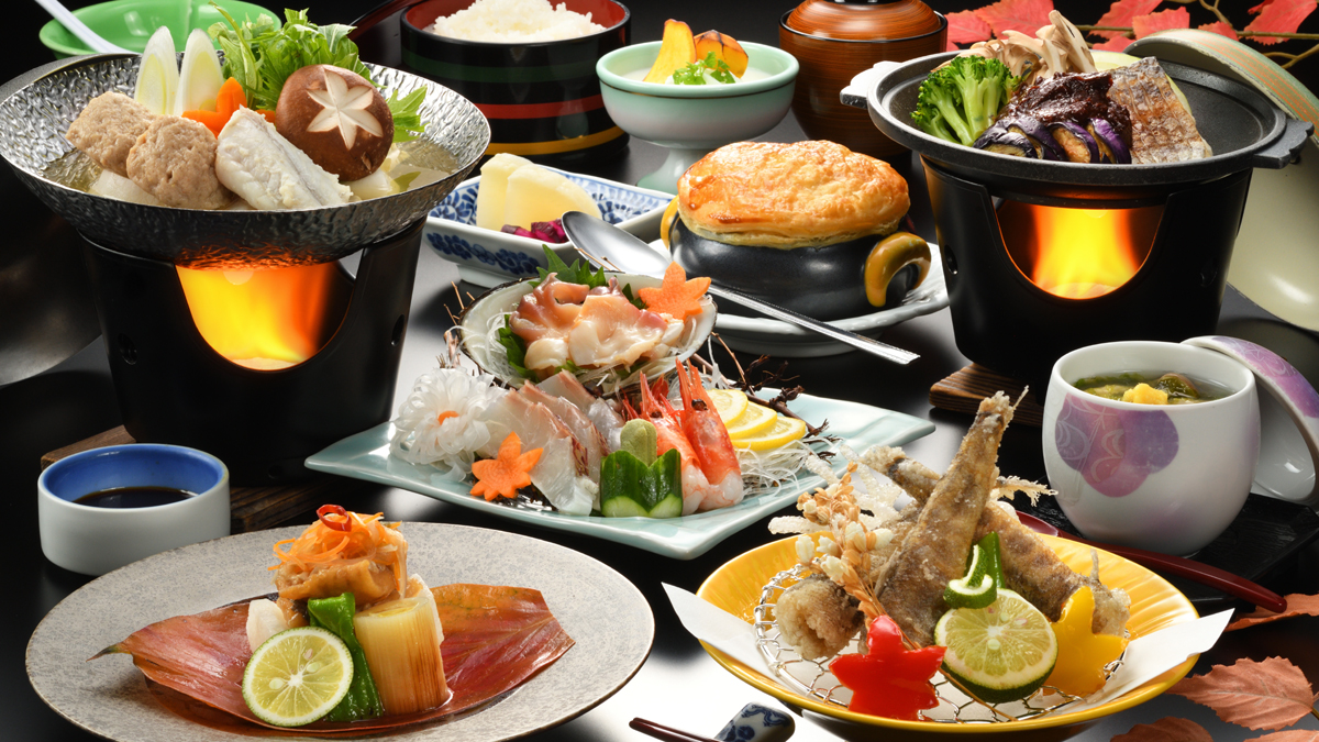 ■秋・冬の「メヒカリ付プラン」お料理一例