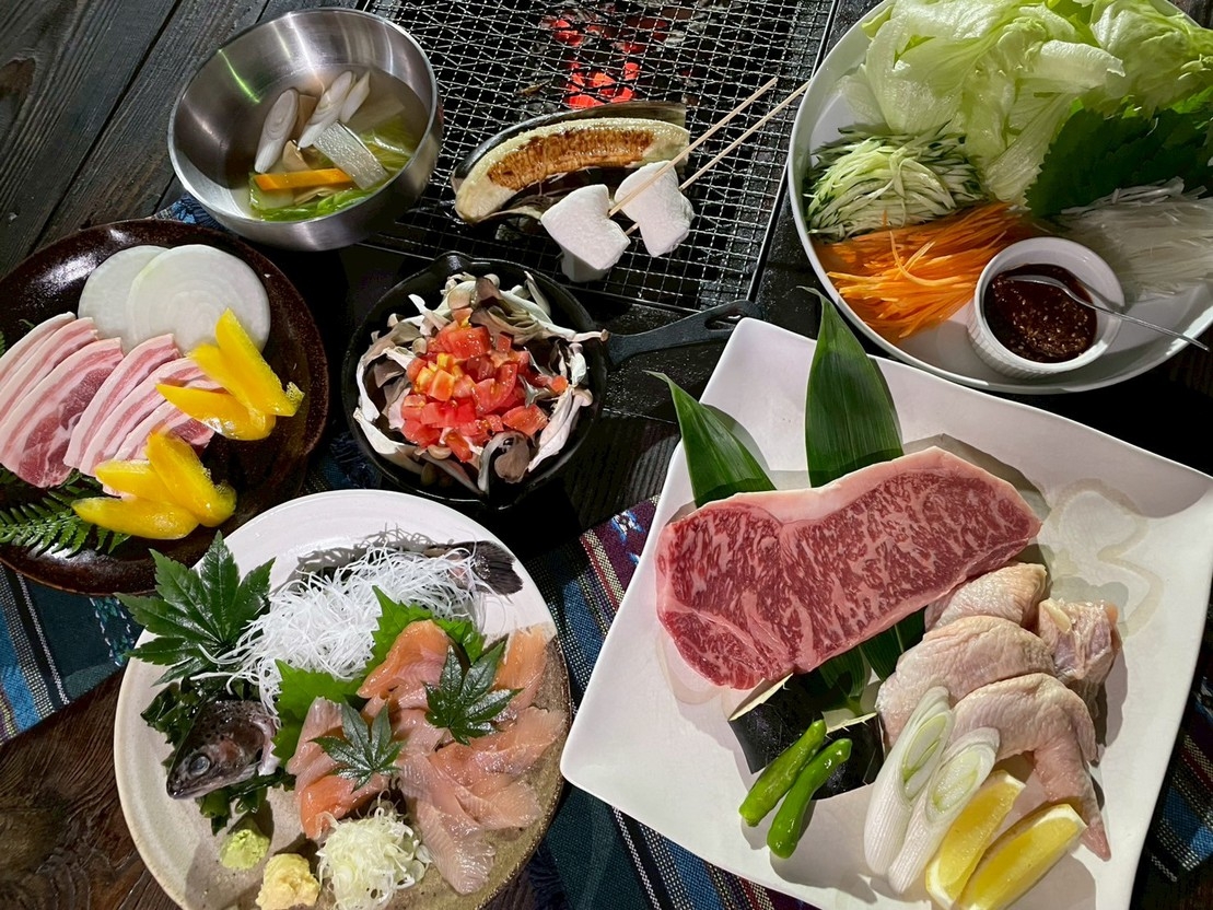 【ここでしか味わえない極上のプレミアムBBQプラン☆】