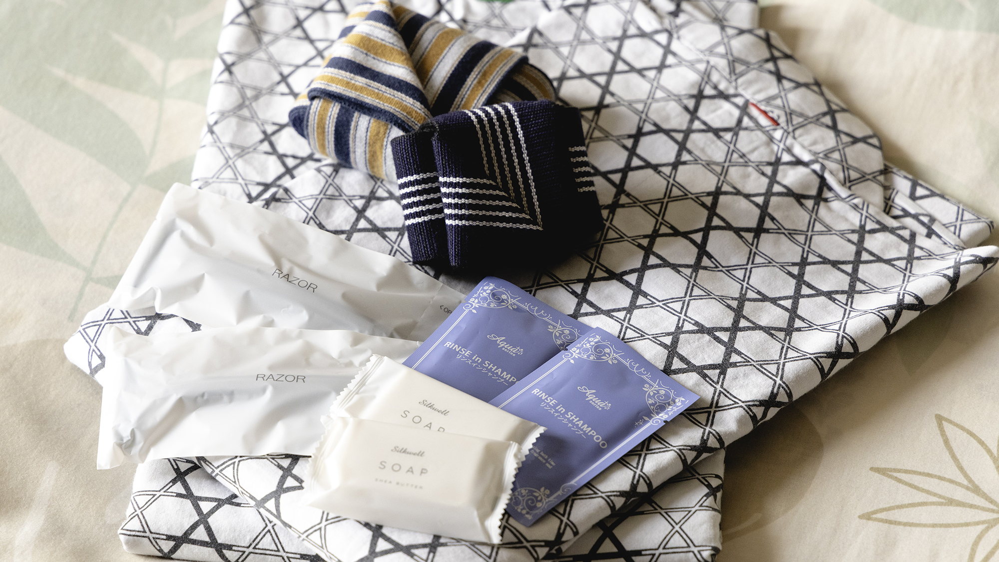 【アメニティ】浴衣やシャンプーなどの各種アメニティをご用意しております