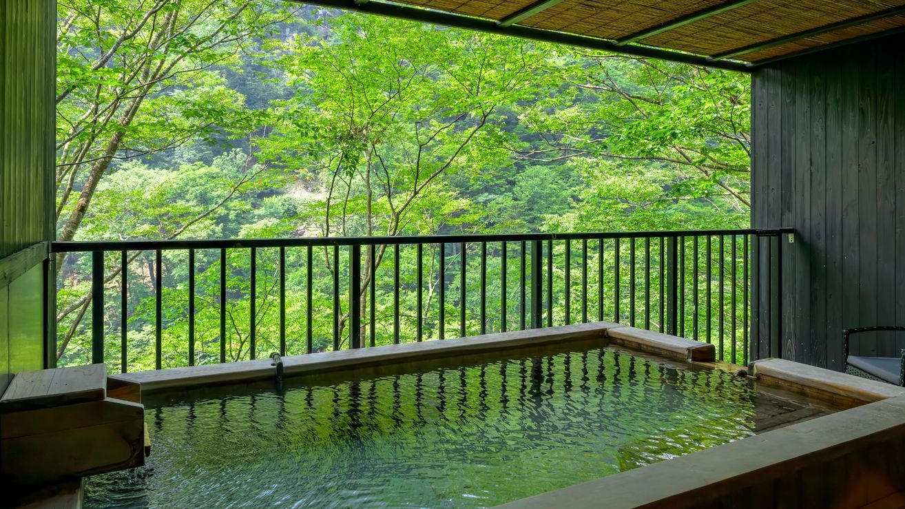 【直前割】思い立ったら温泉へ—季節のお任せ会席と源泉かけ流しゆったり湯巡り＜2食・梅＞