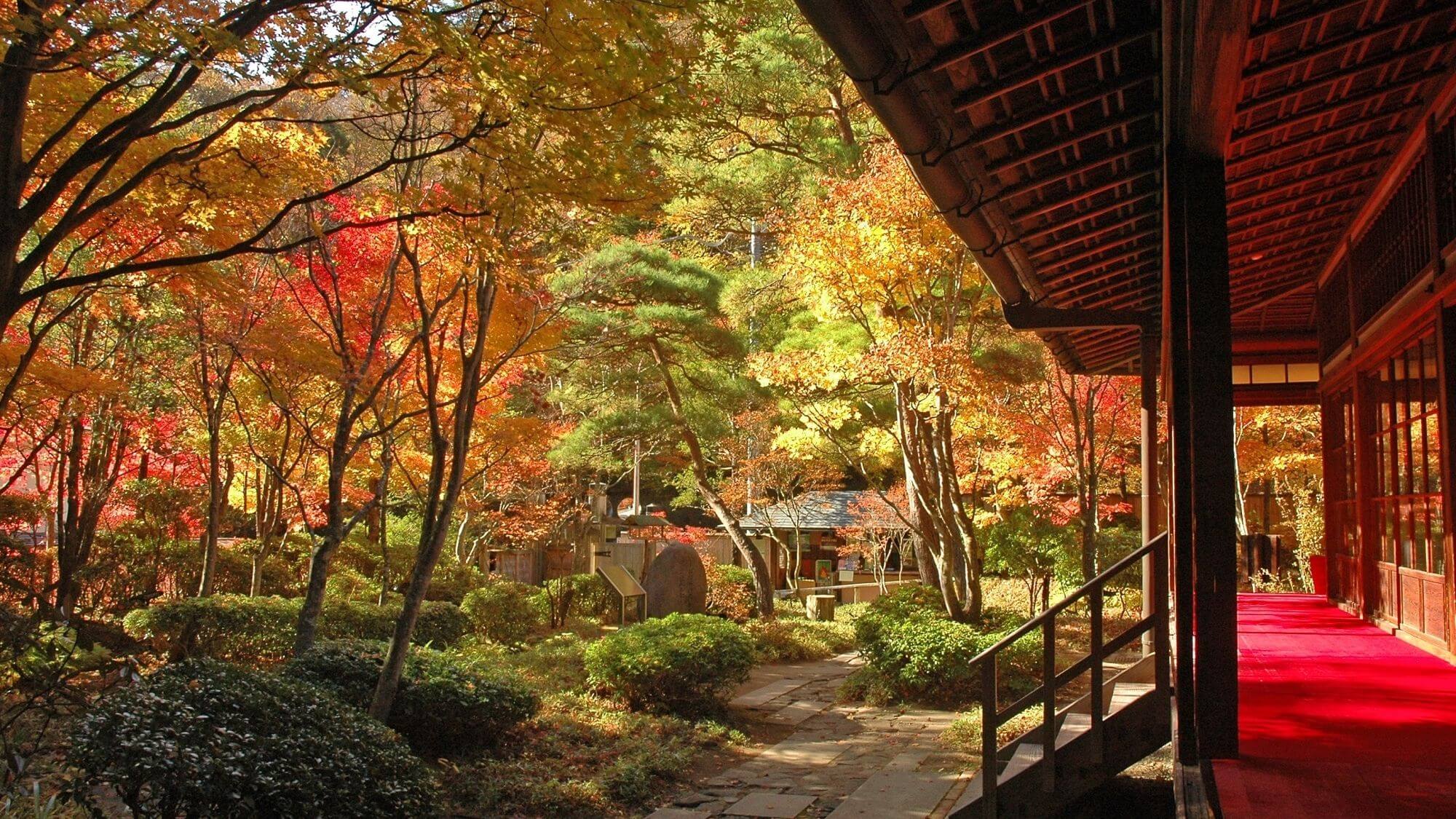【天皇の間記念公園】明治、大正、昭和の三代にわたり愛された御用邸の一部で皇室の歴史を感じられます。