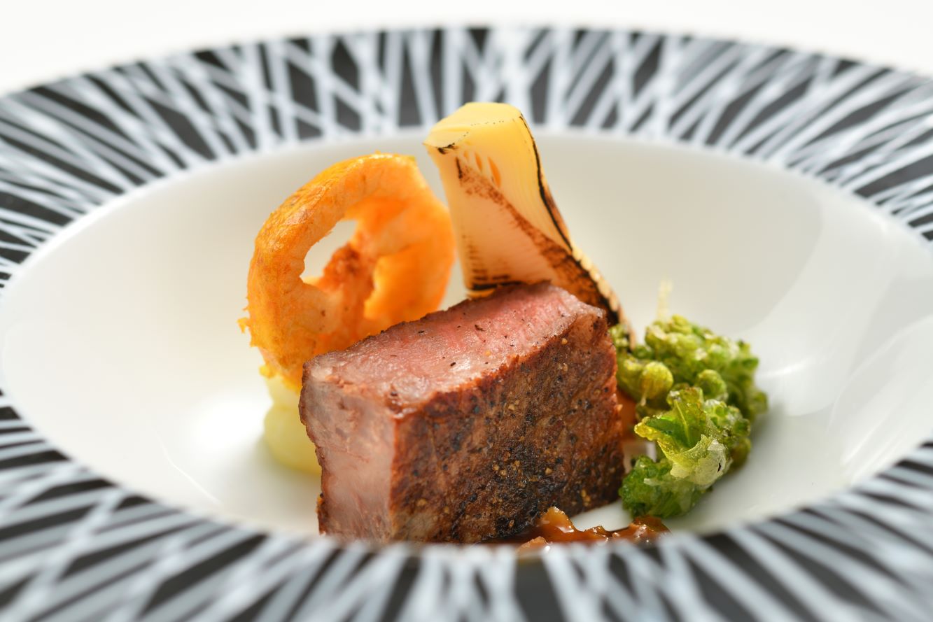 山形牛のロースト～ふきのとうソース添え～