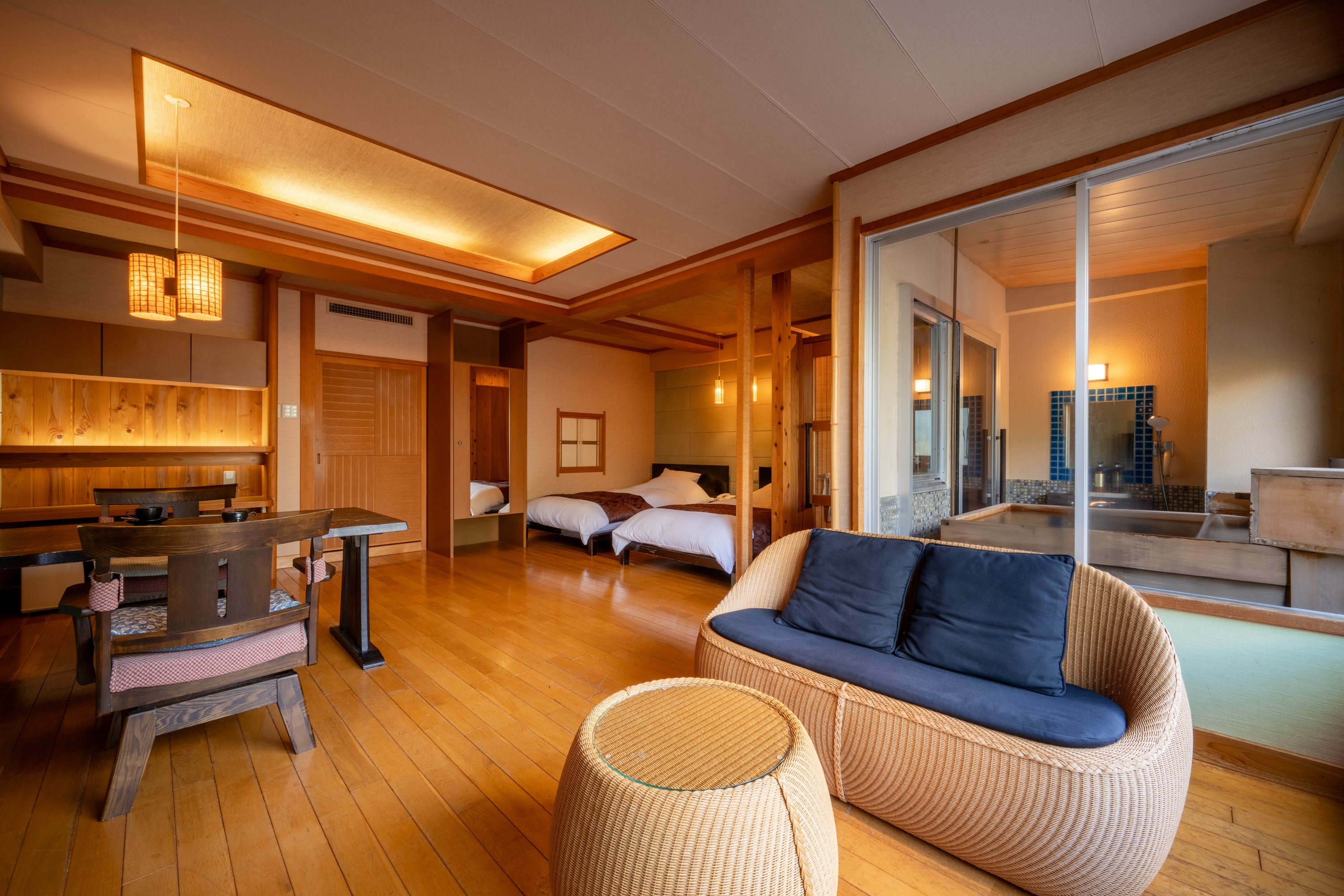 ◇【温泉・半露天風呂付き】318 雪の綿帽子（禁煙）36平米