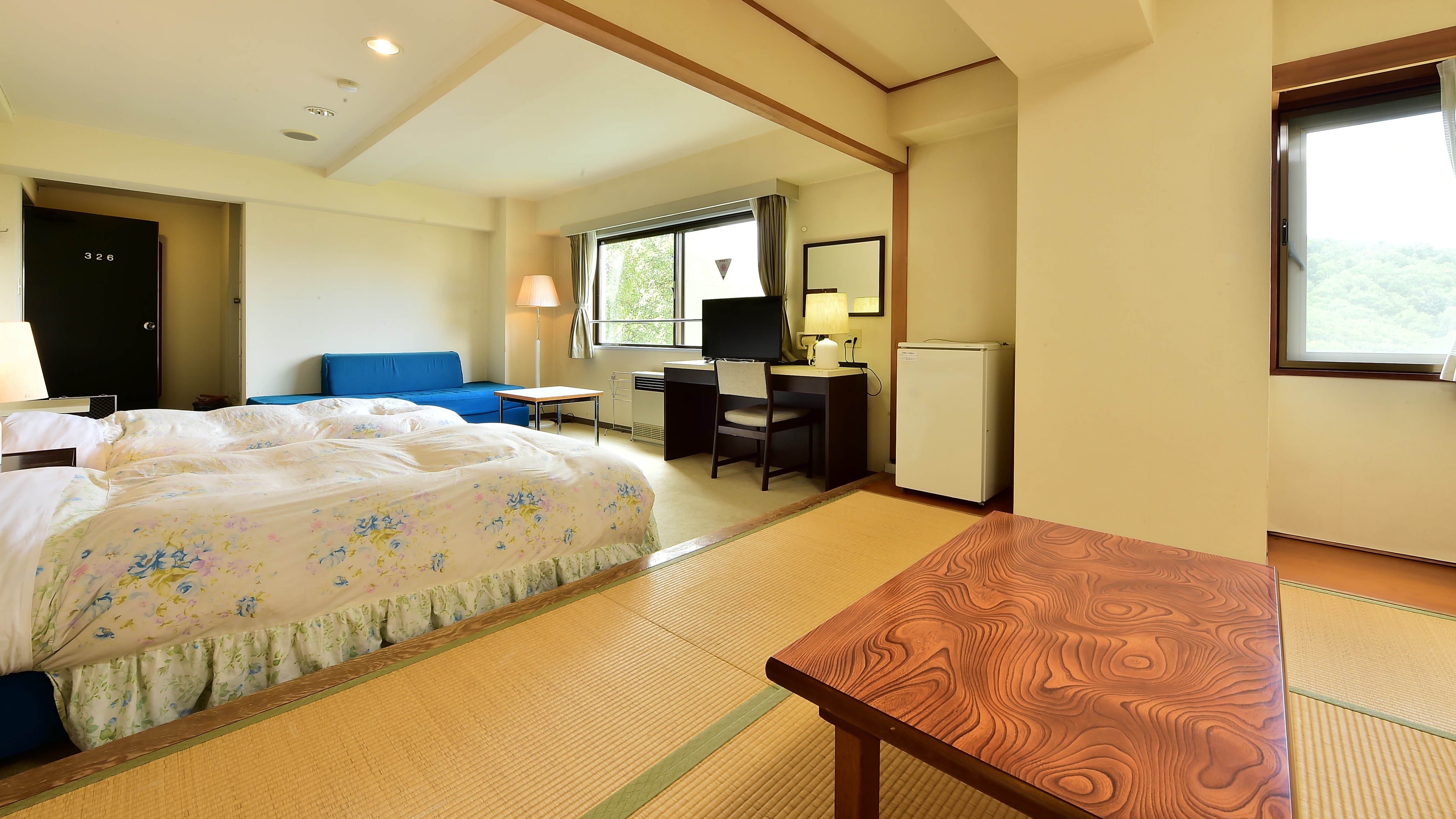 ゆっくりとお寛ぎください。写真は和洋室タイプ一例