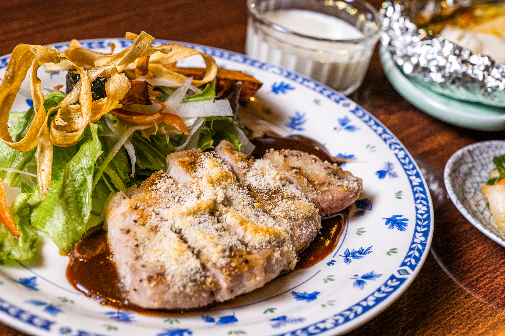 豚肉のパン粉焼き