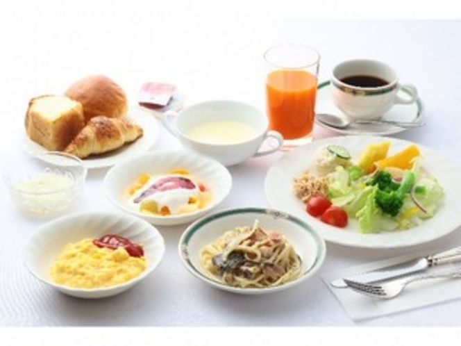 ■朝食6：30～9：00　洋食盛り付けイメージ