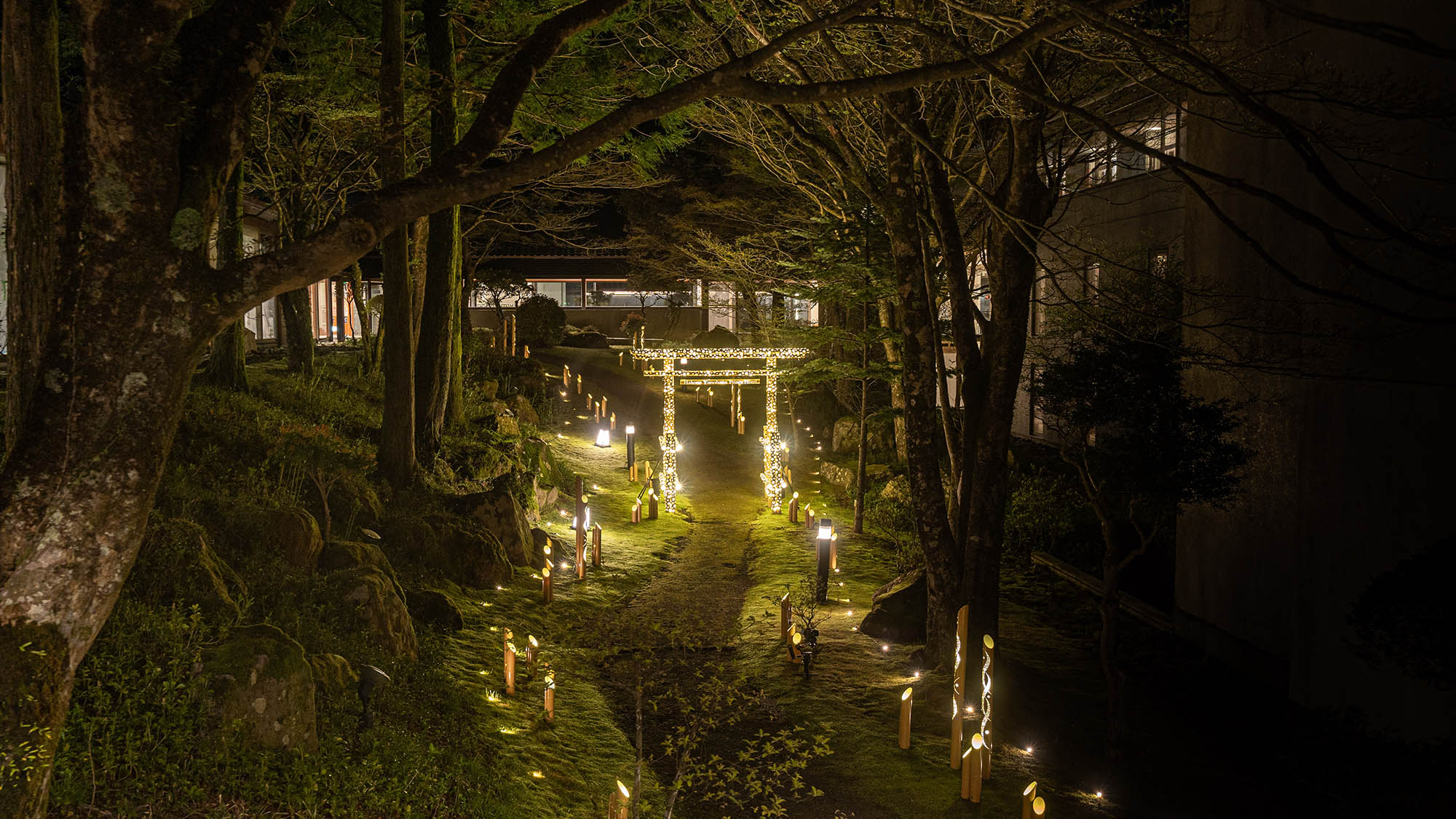 ～竹あかり煌めく～山神の小径