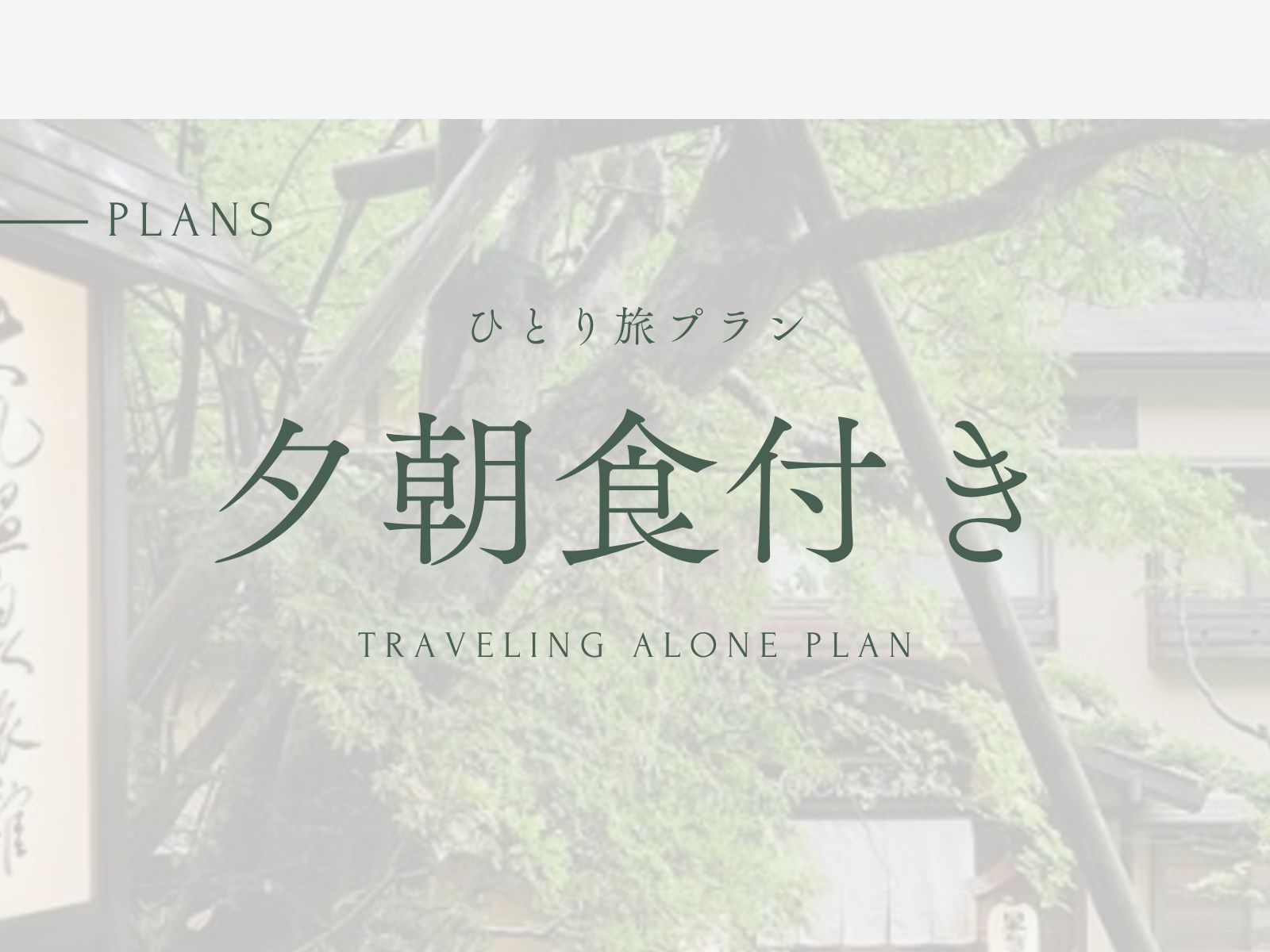 【ひとり旅プラン】那須温泉郷の源泉かけ流し＆露天風呂満喫旅《１泊２食付》