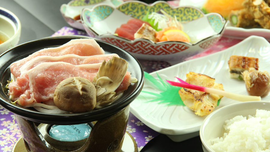「恵の膳〜megumi〜」お気軽コース◆旨味たっぷりもち豚と旬を味わうリーズナブルプラン☆