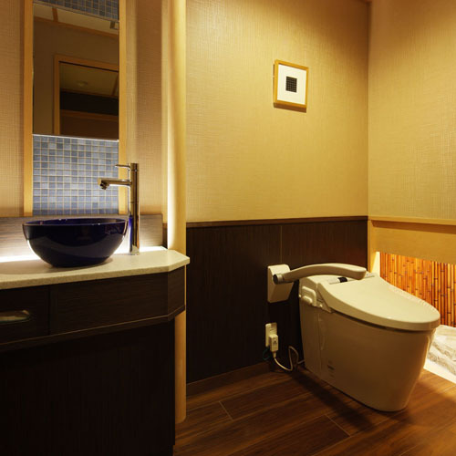 Toilet washlet touch panel type for easy operation