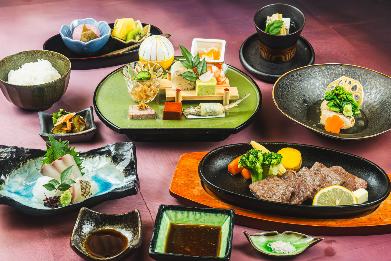 【会場食】【ひとり旅応援プラン♪】　佐賀産特選牛のステーキ　1泊2食付き