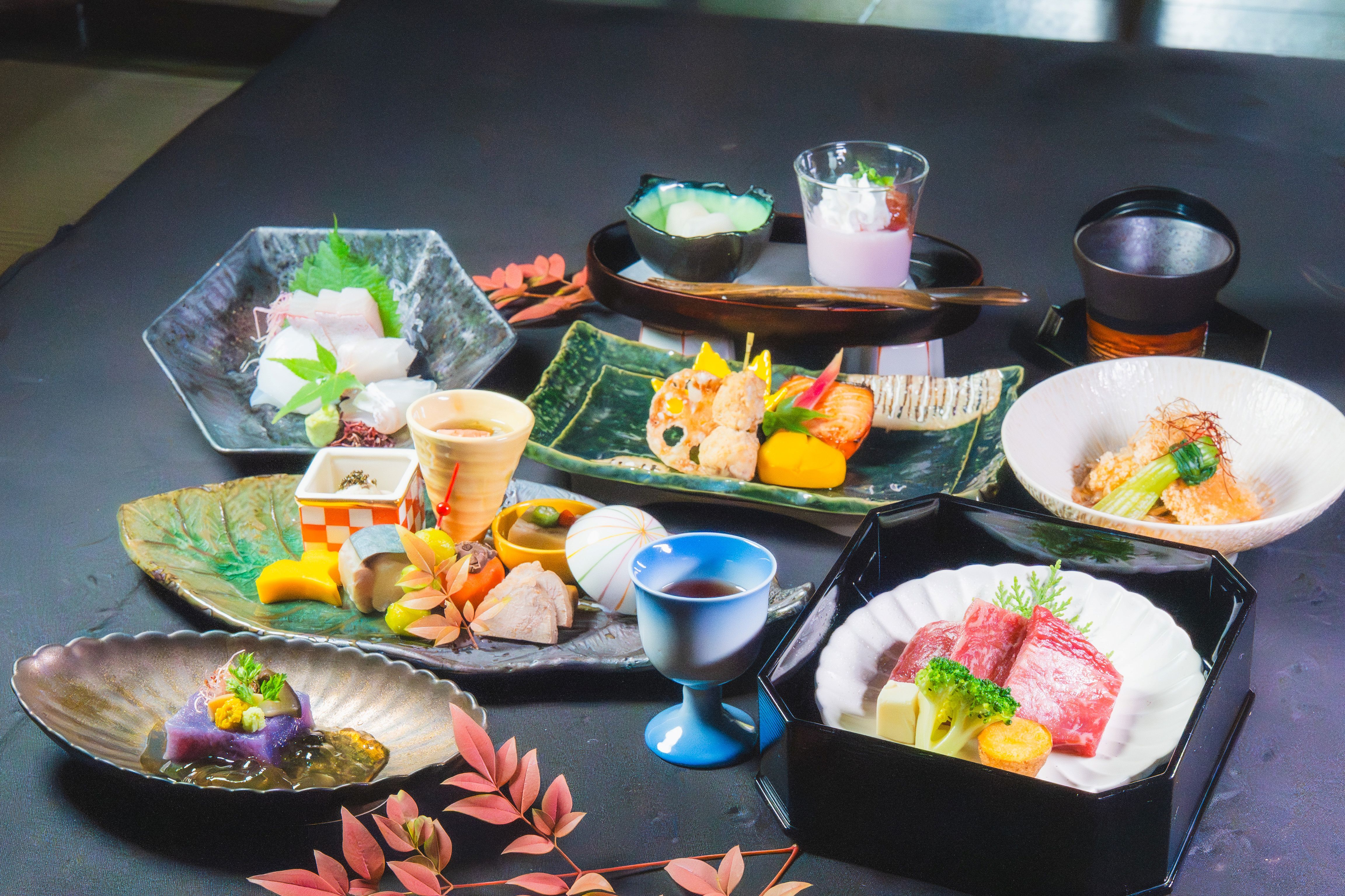 おかみおすすめプラン　旬の和会席料理一例