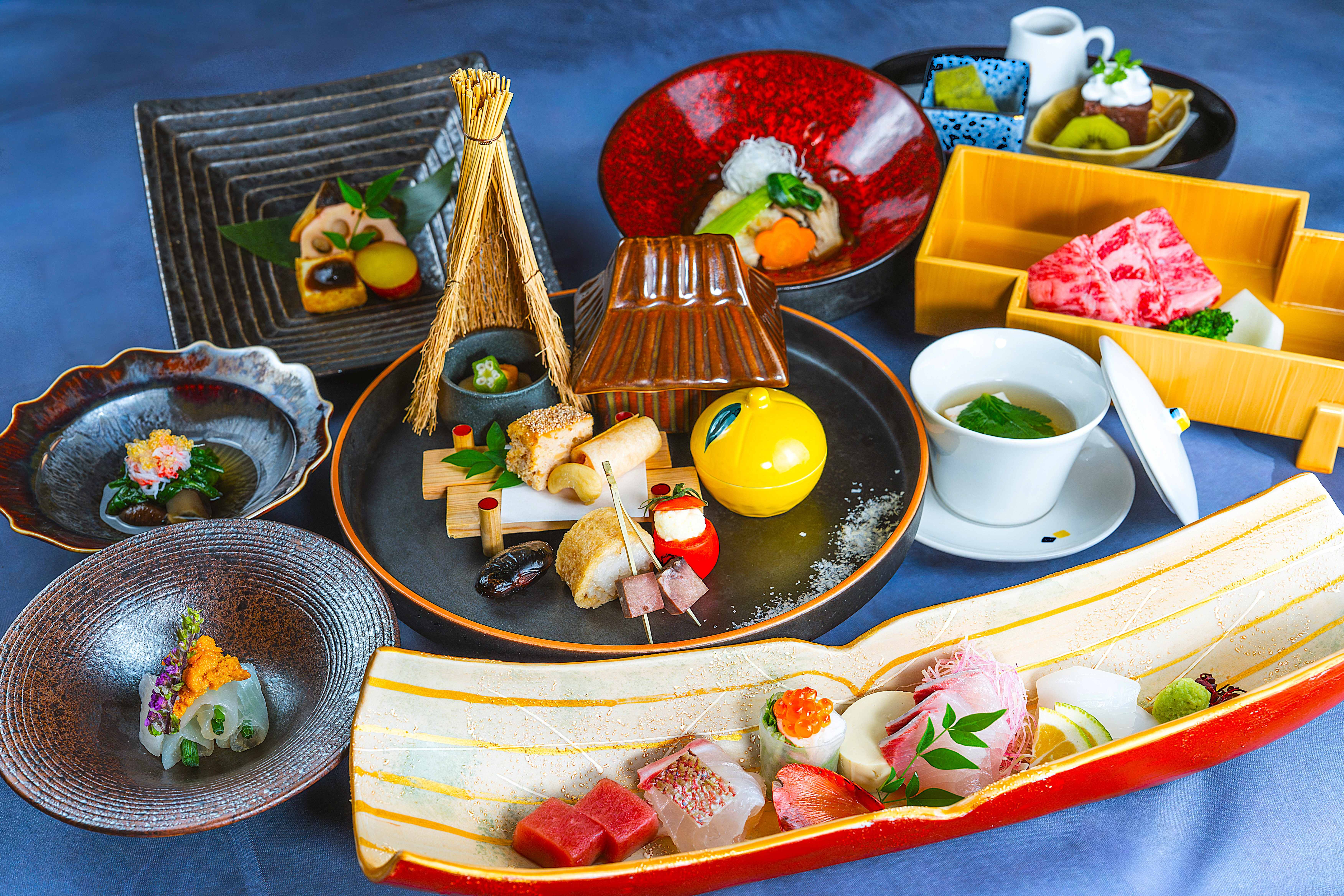 和会席料理一例　冬のお献立