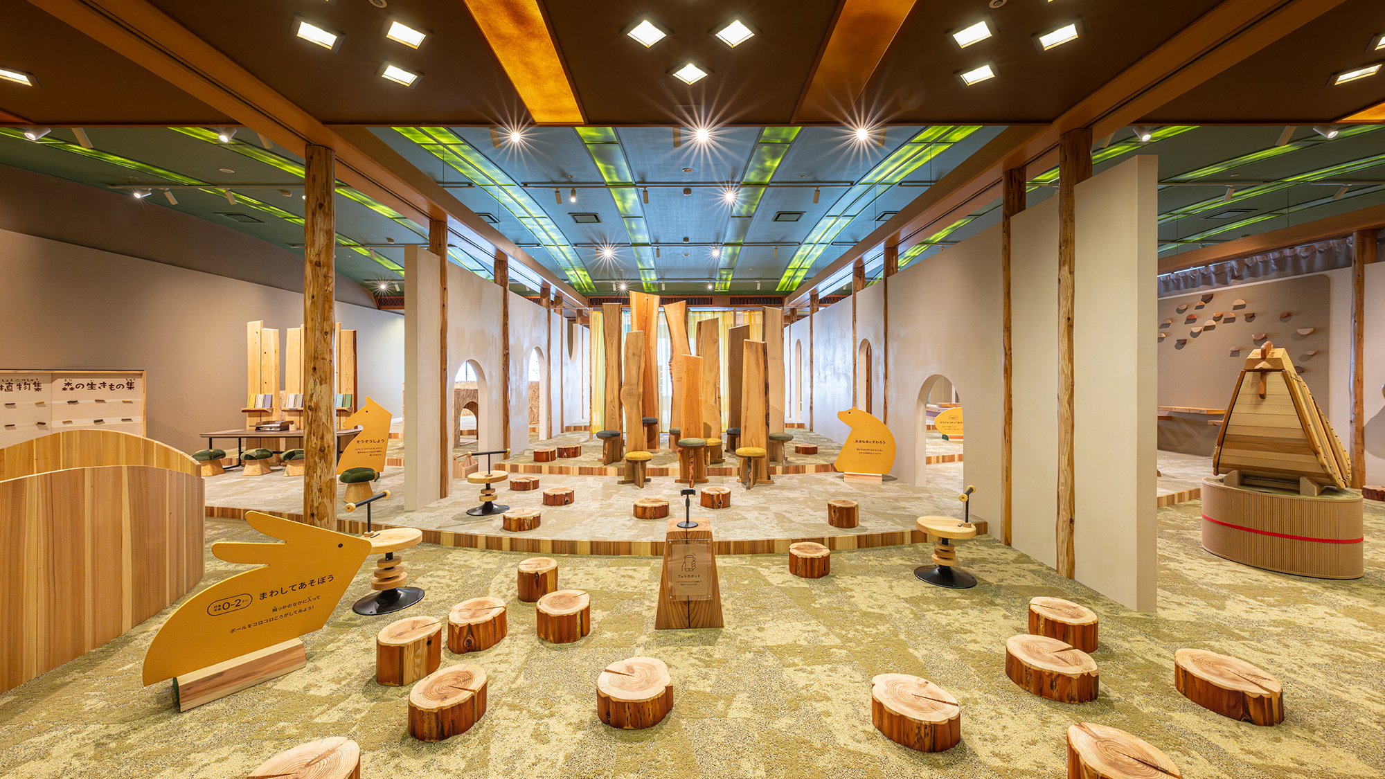 【2025年9月リニューアル／キッズスペース】島根の木を使用した県内宿泊施設最大規模のキッズスペース