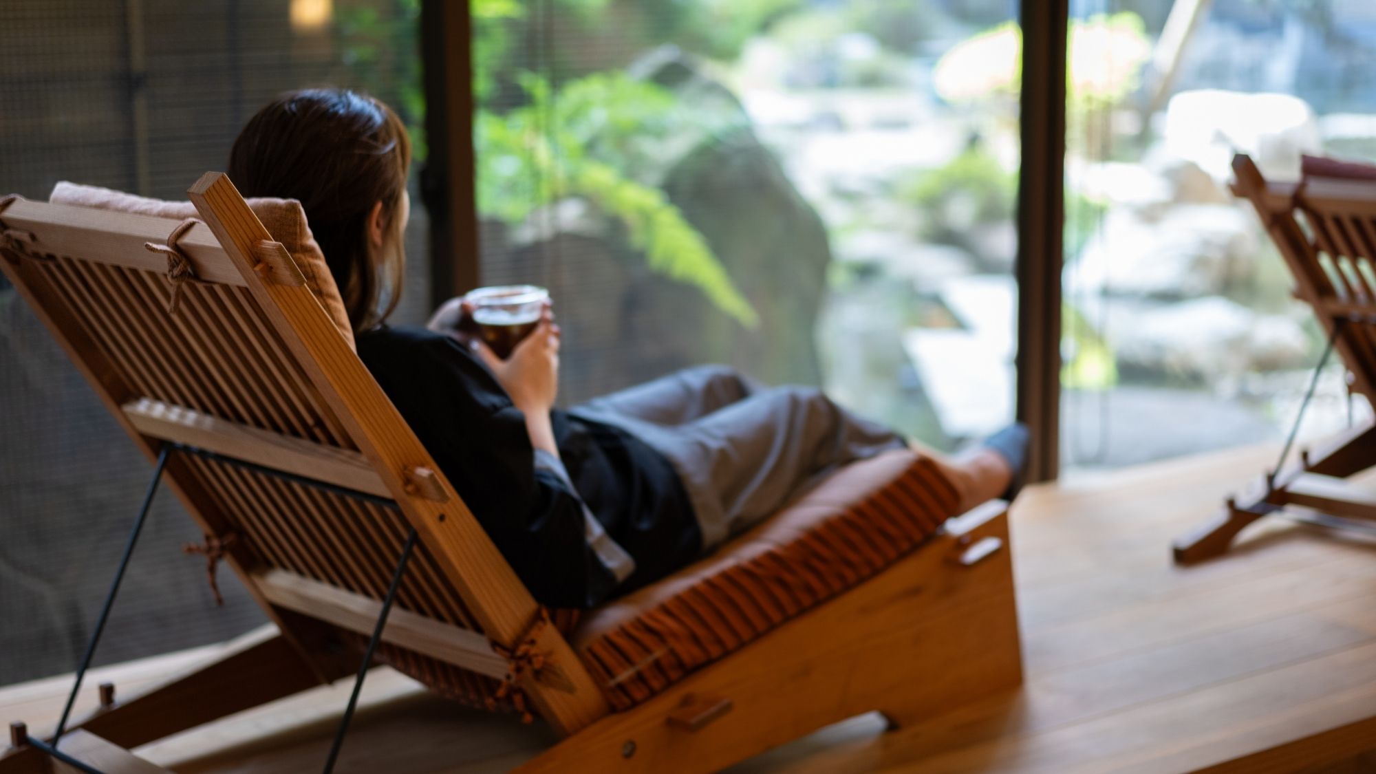 旅の合間にくつろげるウェルカムロビー