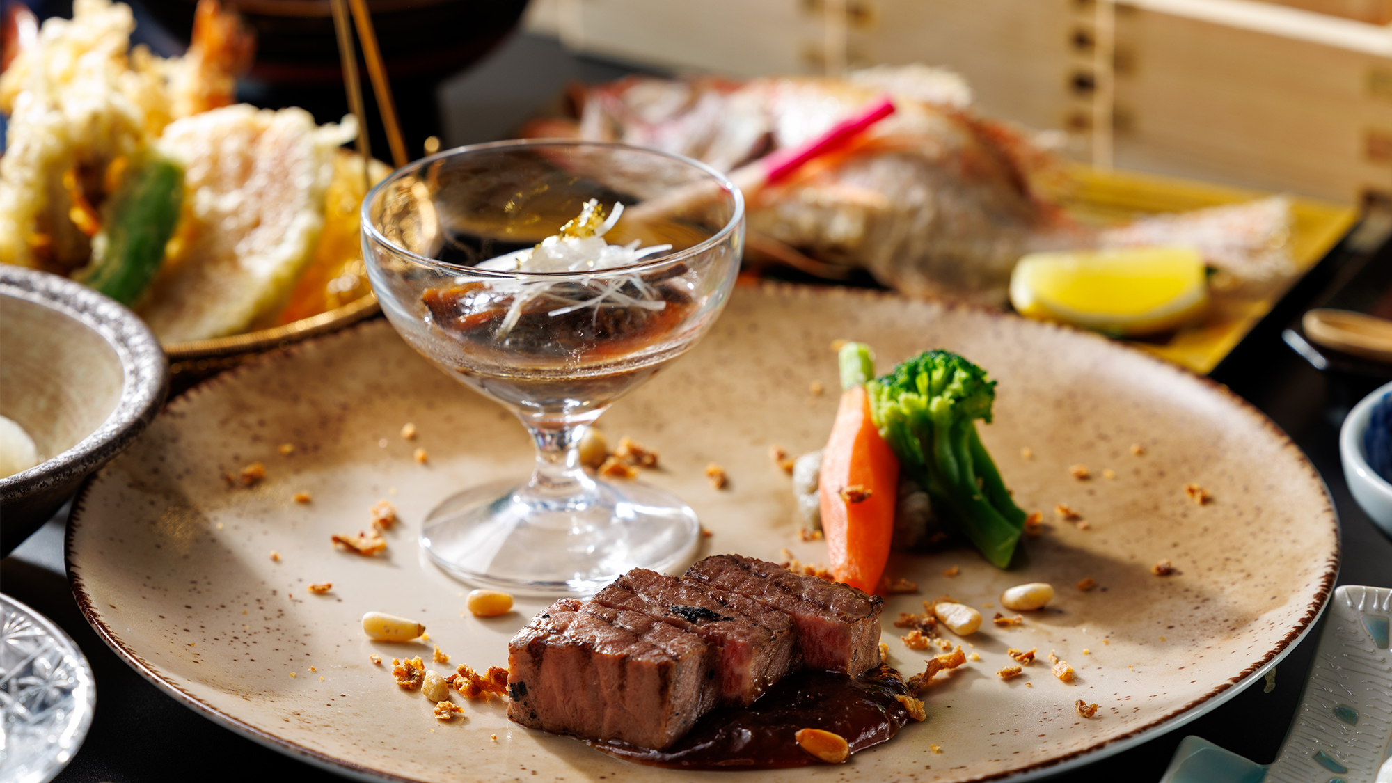 ＜2026年冬＞【四季特選会席】料理一例