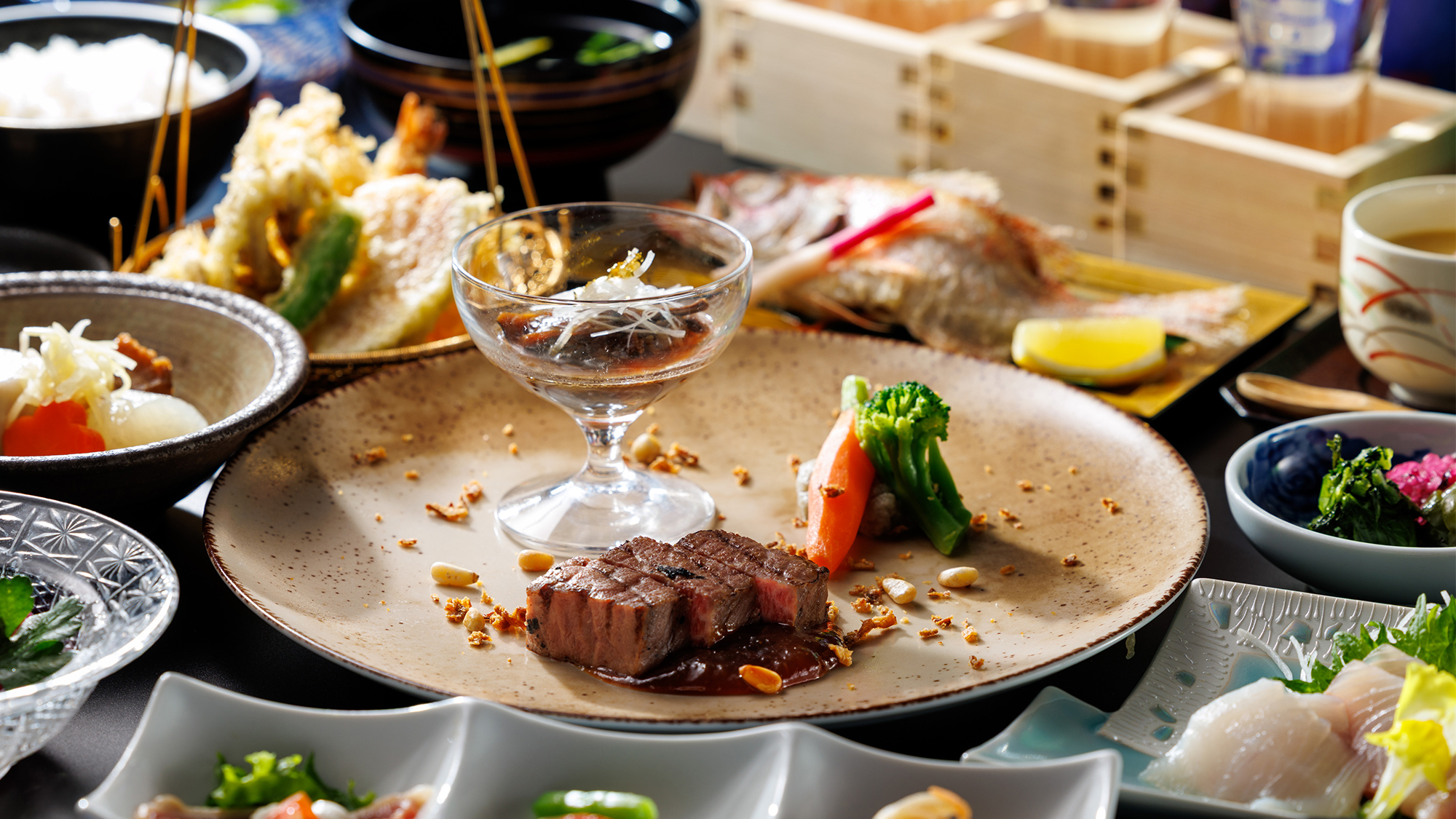 ＜2026年冬＞【四季特選会席】料理一例