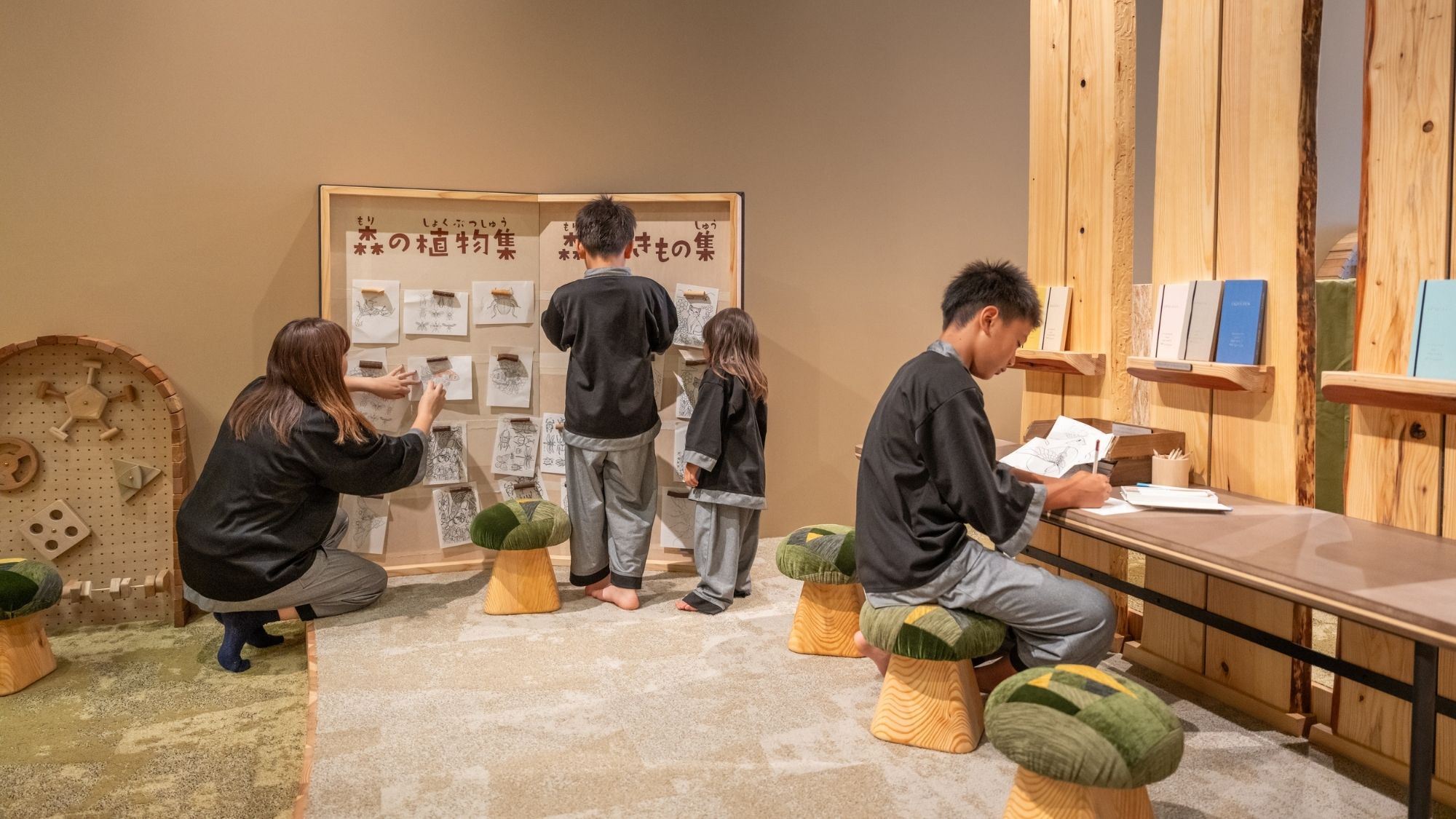 【2025年9月リニューアル／キッズスペース】島根の木を使用した県内宿泊施設最大規模のキッズスペース