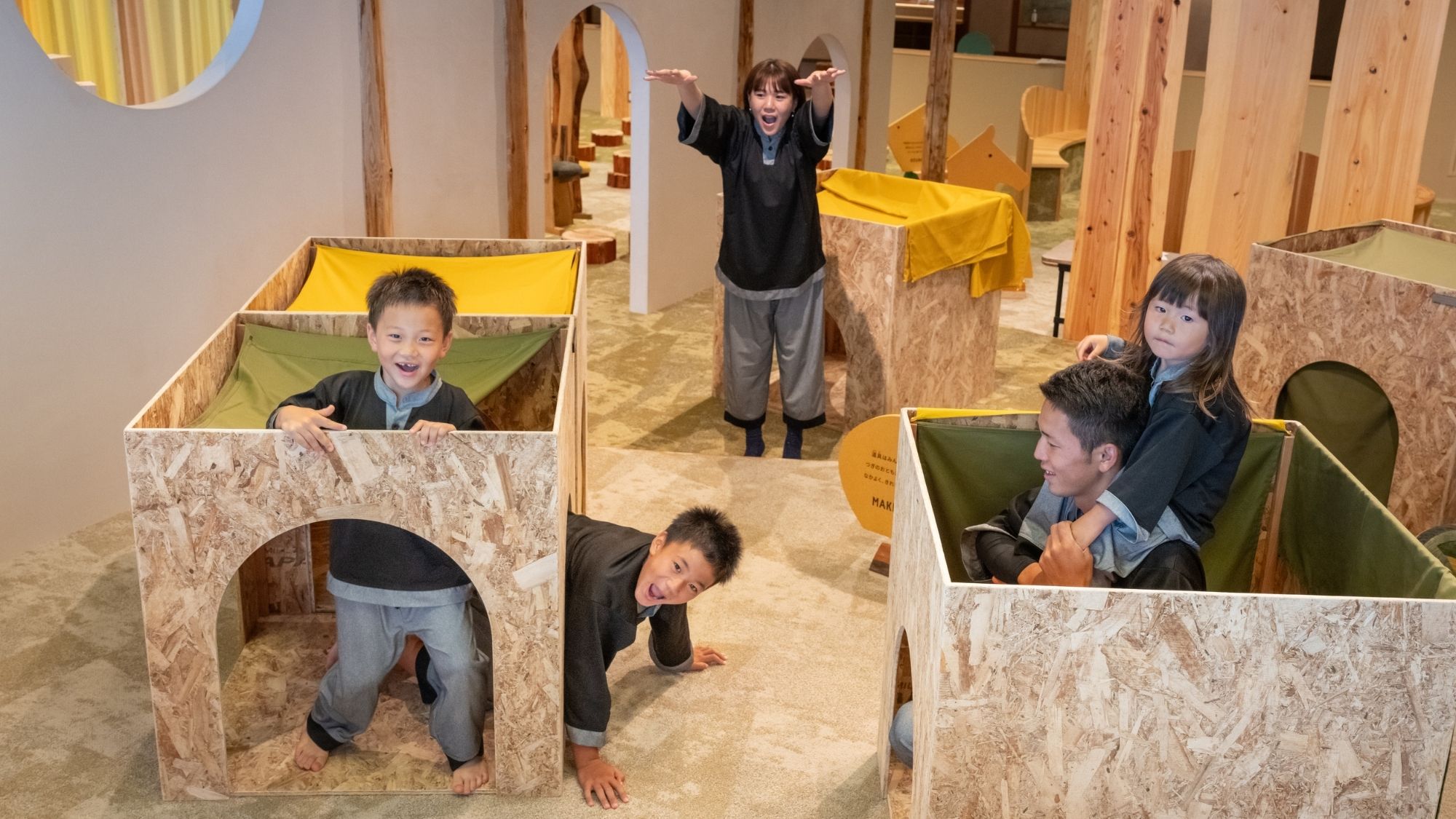 【2025年9月リニューアル／キッズスペース】島根の木を使用した県内宿泊施設最大規模のキッズスペース