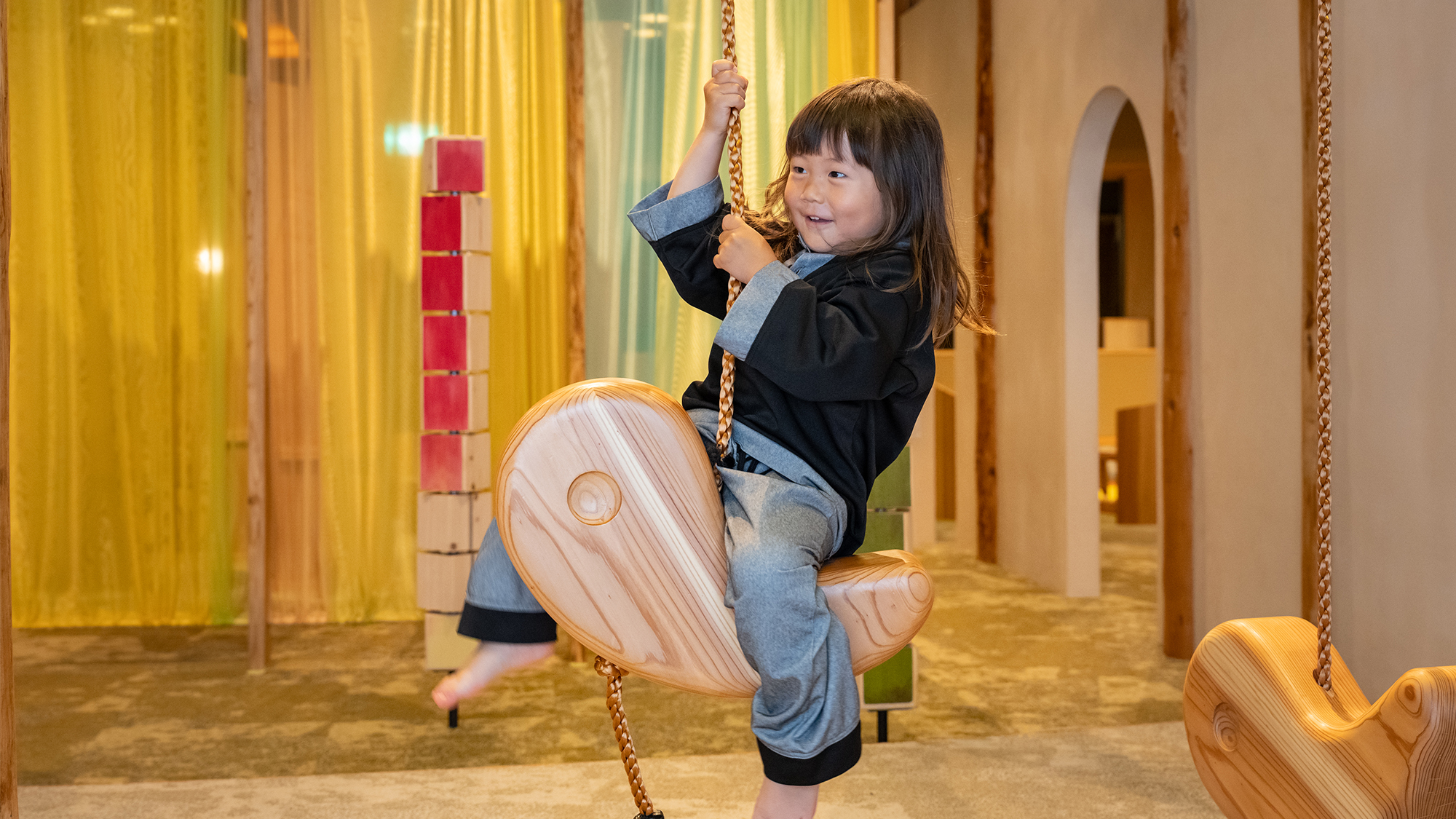 【2025年9月リニューアル／キッズスペース】島根の木を使用した県内宿泊施設最大規模のキッズスペース