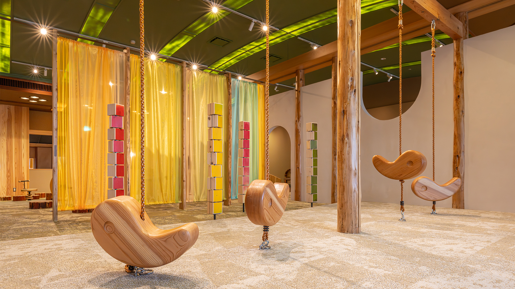 【2025年9月リニューアル／キッズスペース】島根の木を使用した県内宿泊施設最大規模のキッズスペース