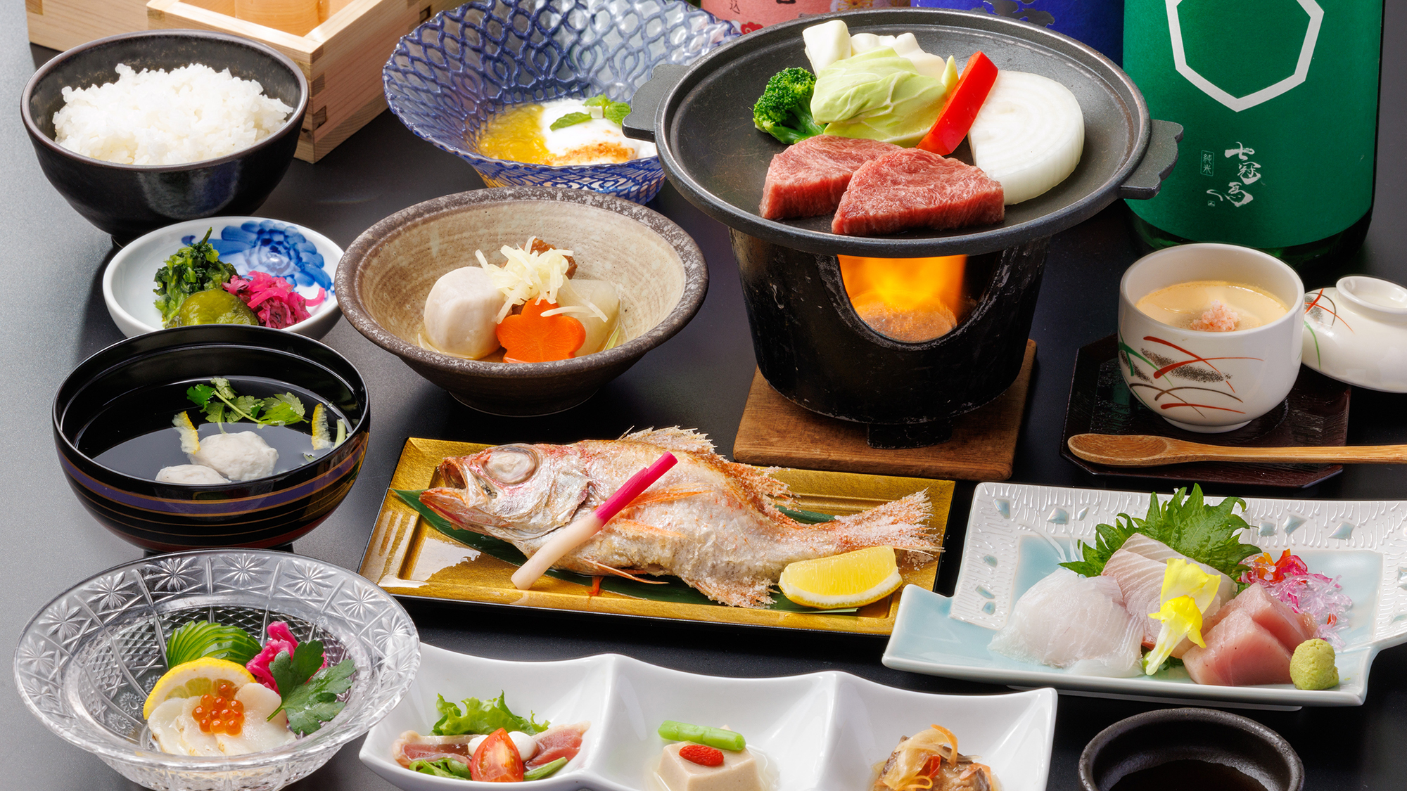 ＜2026年冬＞【四季創作会席】料理一例