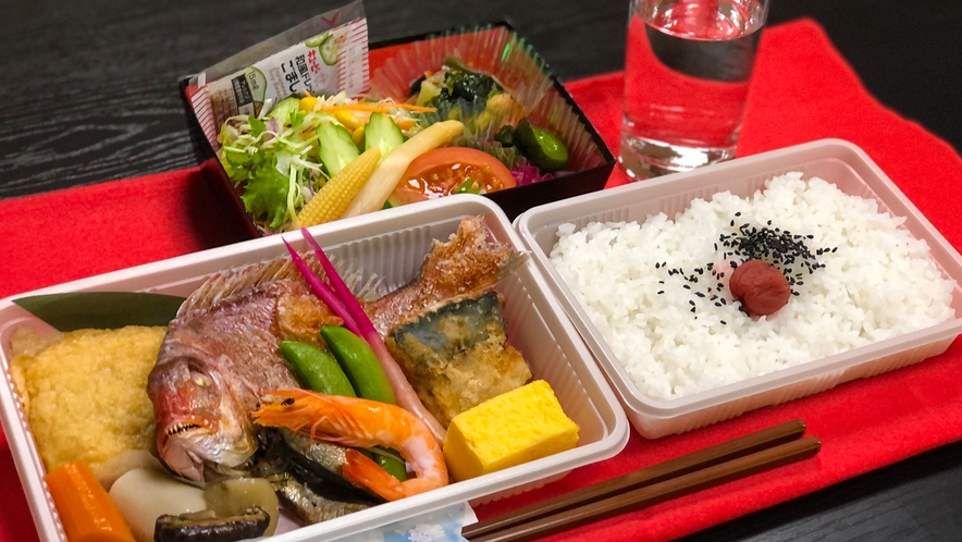 おまかせ和食弁当：※前日昼までのご連絡でこちらに変更可能です。