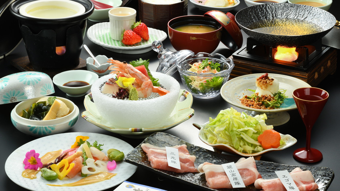 福島ブランド豚三種しゃぶしゃぶ膳(2026年3月～5月)