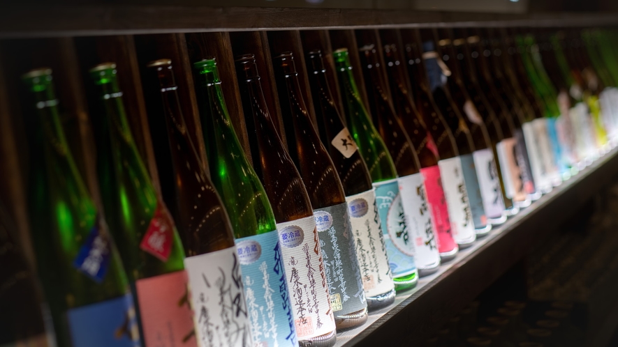 【日本酒Bar香林】福島県内の全酒蔵の日本酒を取り揃えております。