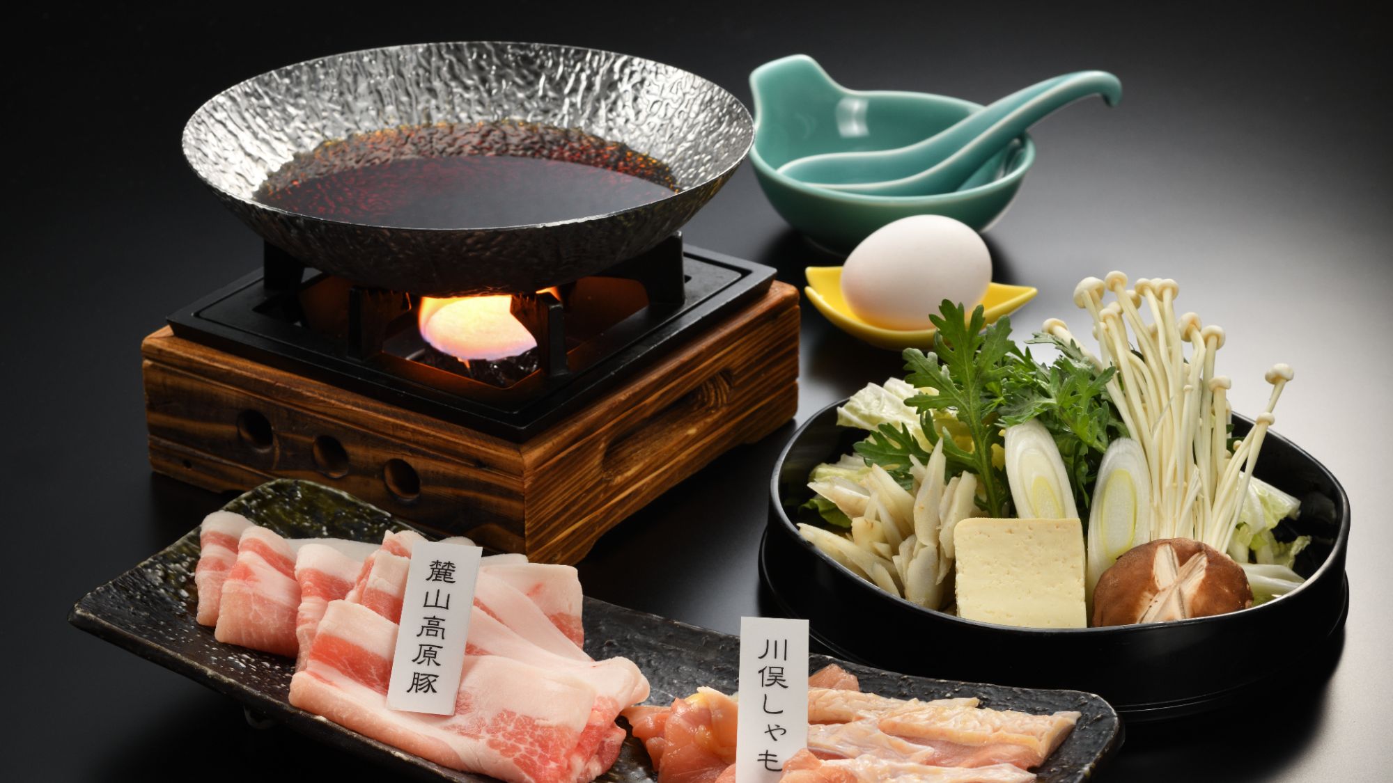 福島ブランド肉食べ比べ すき鍋肉2倍(舞の膳)(2025年10月～2026年2月)