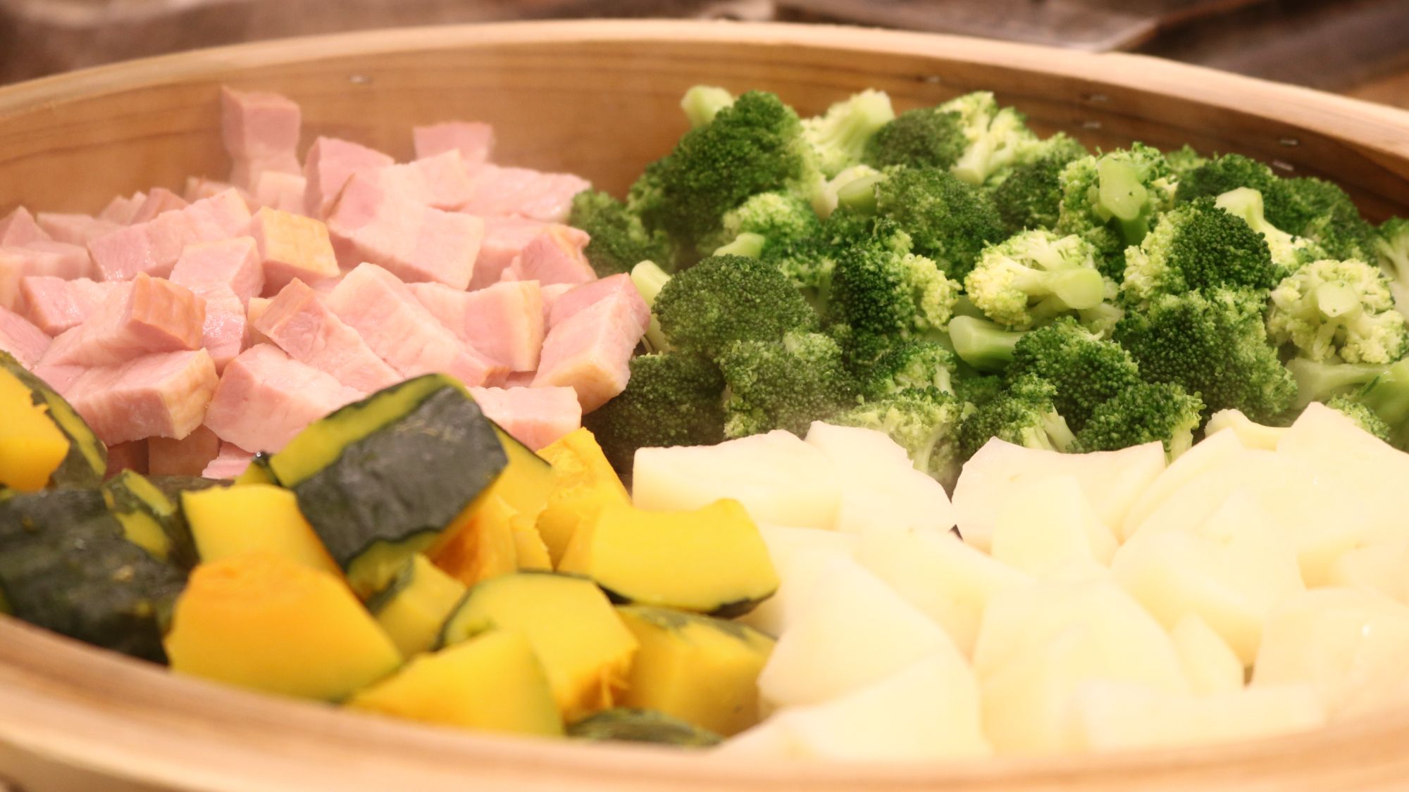 クリスマスバイキング／料理一例