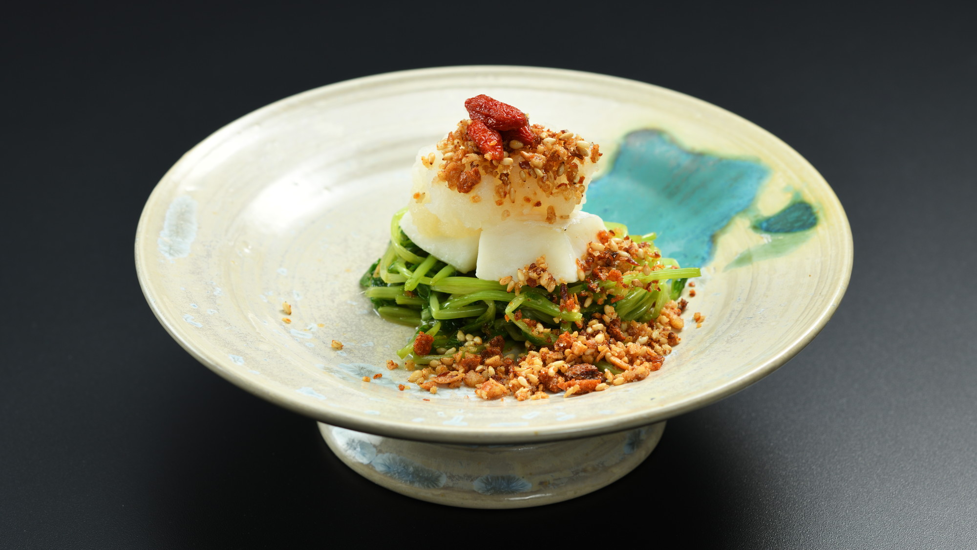 平目酒蒸し(福島牛・福島豚膳)(2026年3月～5月)