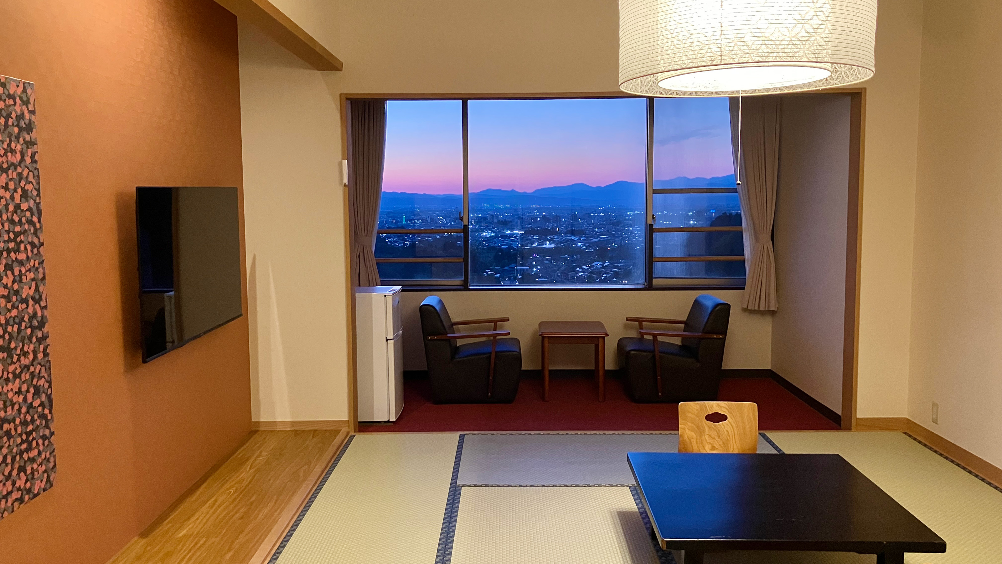 高層階街側夜景